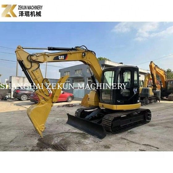 ব্যবহৃত 8 টন CAT 308 ক্রলার এক্সক্যাভার 308D মিনি ব্যাগার চমৎকার পারফরম্যান্স সহ