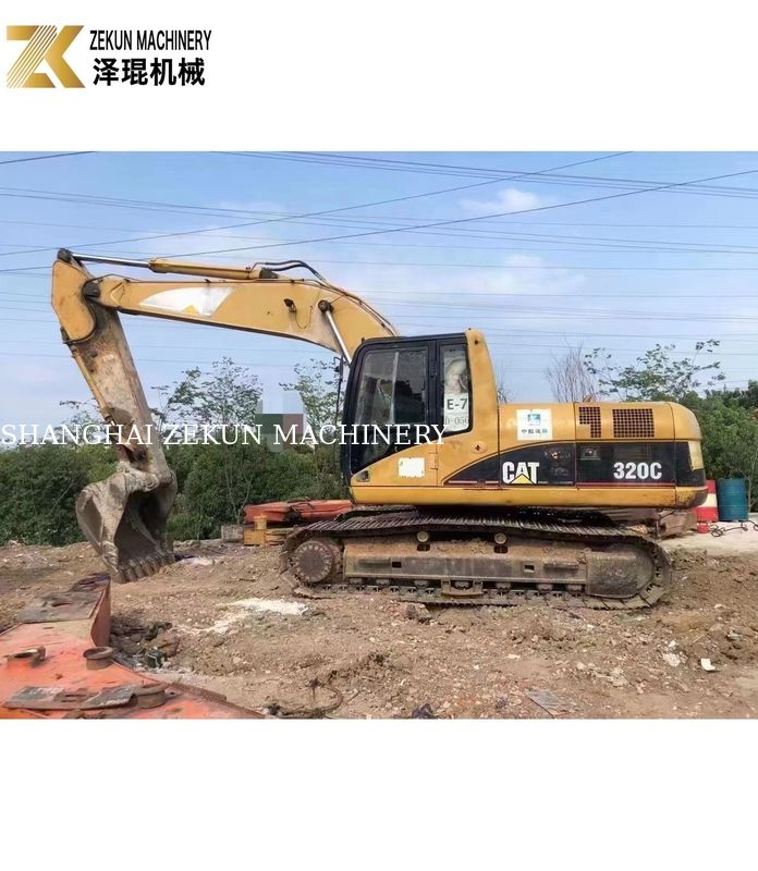 ব্যবহৃত CAT 320C Excavator 320 ওয়ার্কিং ঘন্টা 4001-6000 বালতি ধারণক্ষমতা 0.8m3