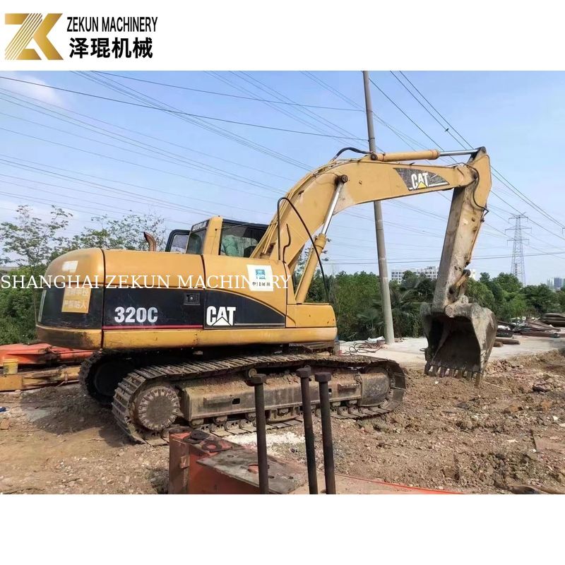 ব্যবহৃত CAT 320C Excavator 320 ওয়ার্কিং ঘন্টা 4001-6000 বালতি ধারণক্ষমতা 0.8m3