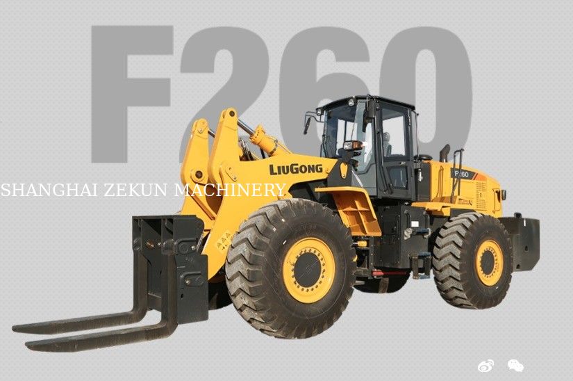 সেকেন্ড হ্যান্ড ফোর্ক F260 লোডার 7-9 টন বিল্ডিং উপাদান দোকান জন্য