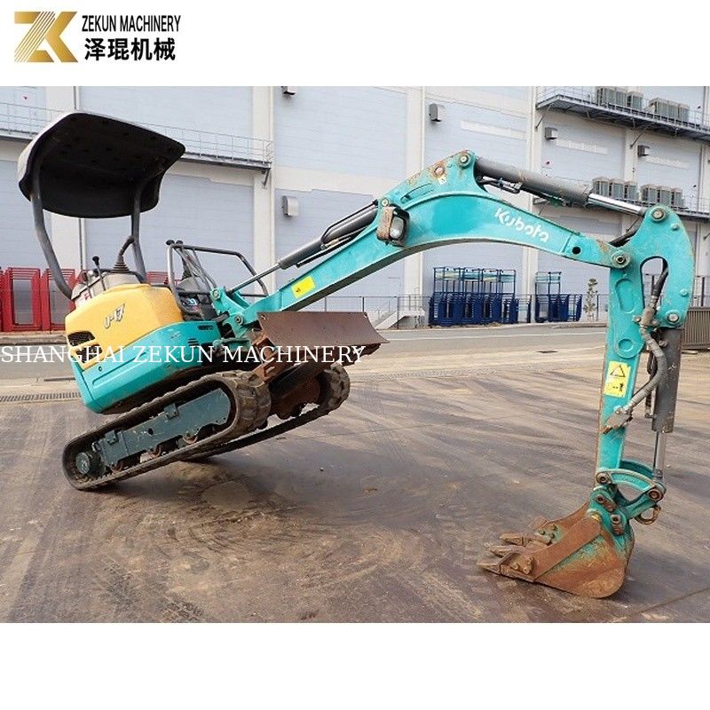1.7 টন Kubota U17 ব্যবহৃত ক্রলার Excavator U-17 জাপানে তৈরি