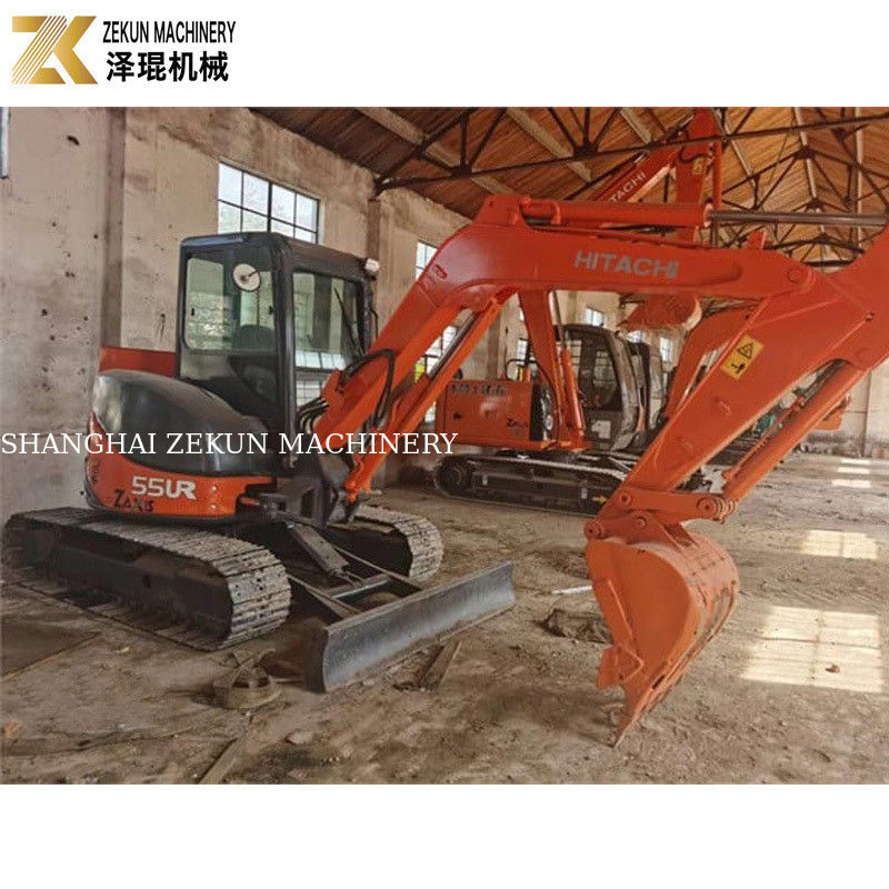 33.1Kw পাওয়ার হিটাচি ZX55 Excavator 5.5 টন মিনি ব্যাগার 2001-4000 কাজের ঘন্টা সঙ্গে