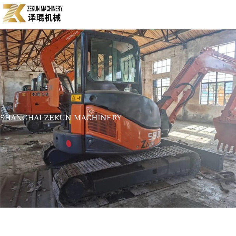 33.1Kw পাওয়ার হিটাচি ZX55 Excavator 5.5 টন মিনি ব্যাগার 2001-4000 কাজের ঘন্টা সঙ্গে