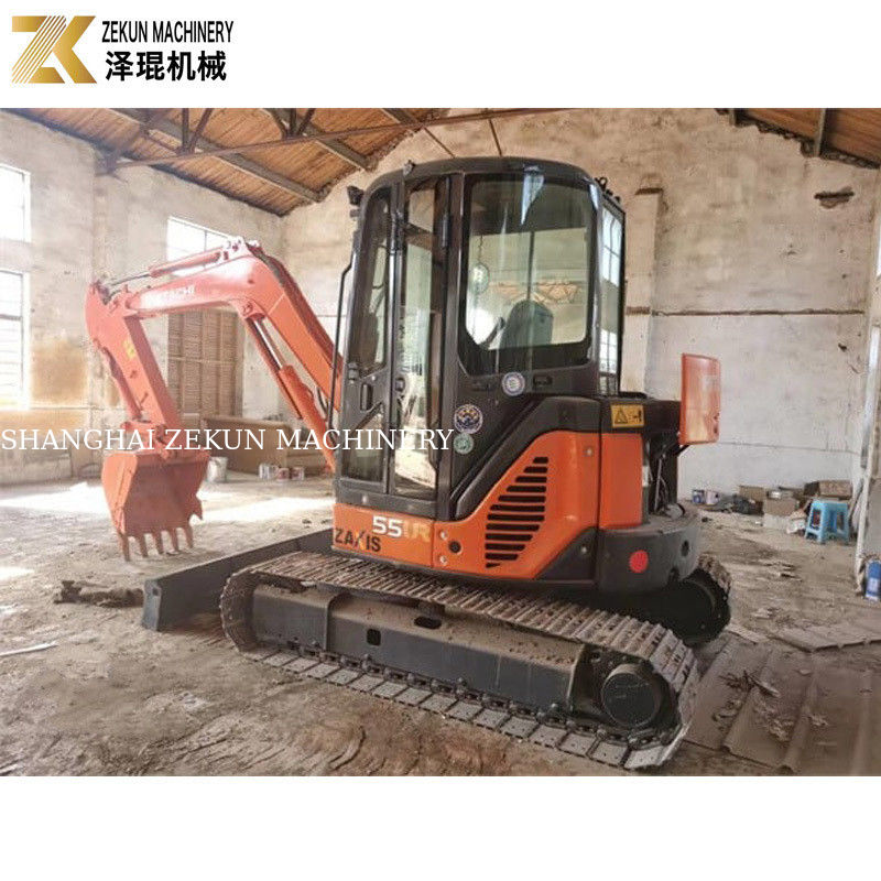 33.1Kw পাওয়ার হিটাচি ZX55 Excavator 5.5 টন মিনি ব্যাগার 2001-4000 কাজের ঘন্টা সঙ্গে
