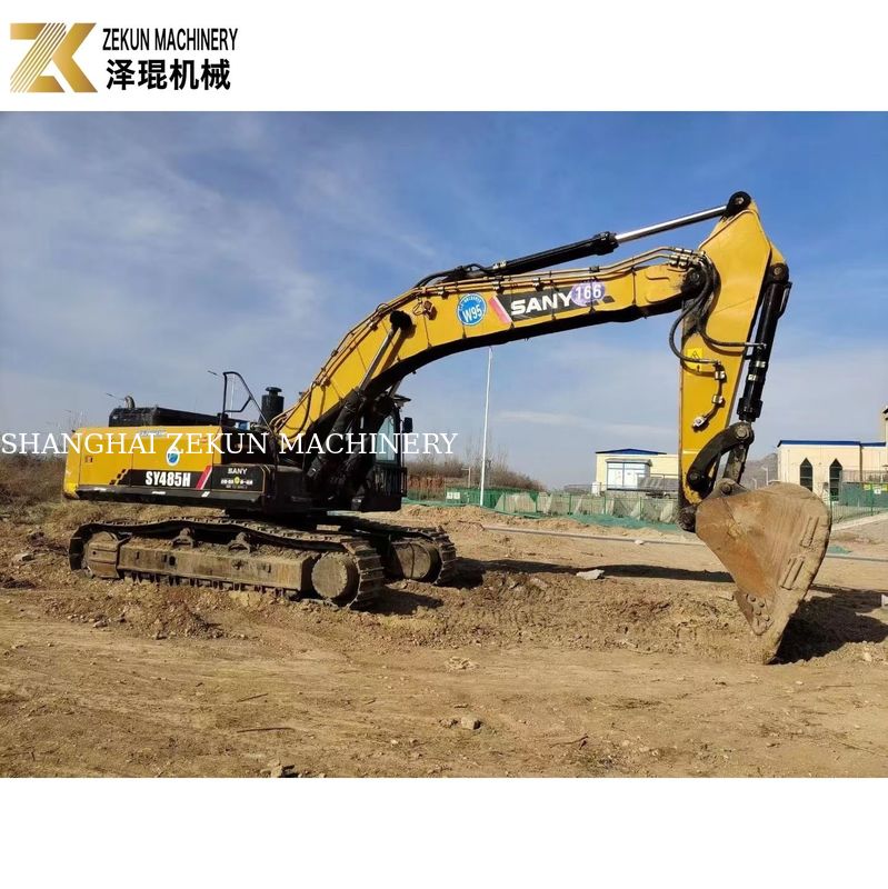 বড় নির্মাণ ব্যবহৃত Sany 485 Excavator SY485H 48 টন সঙ্গে SANY 6WG1X ইঞ্জিন