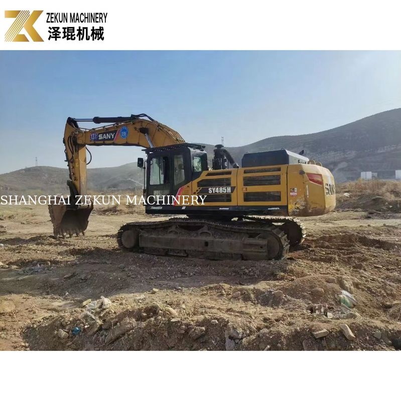 বড় নির্মাণ ব্যবহৃত Sany 485 Excavator SY485H 48 টন সঙ্গে SANY 6WG1X ইঞ্জিন