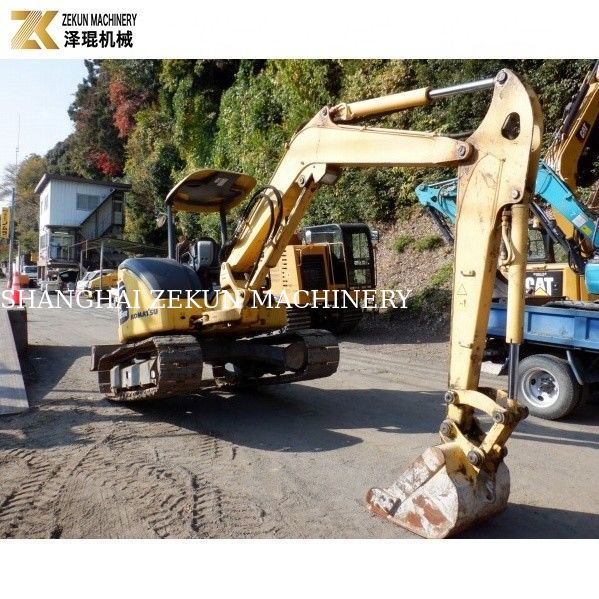 ব্যবহৃত জাপান কমাতসু PC55MR PC55MR-2 নির্মাণ এবং কৃষি খননের জন্য 5.5 টন এক্সক্যাভেটর