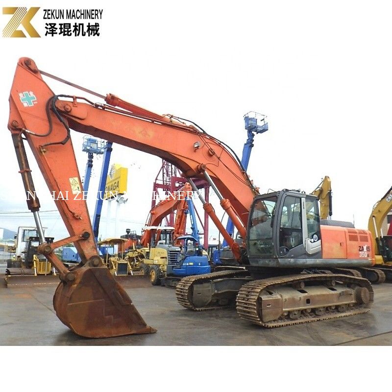 নির্মাণ সরঞ্জাম ব্যবহৃত Hitachi 350 Excavator ZX350K AA-6HK1X ইঞ্জিন সহ 35 টন