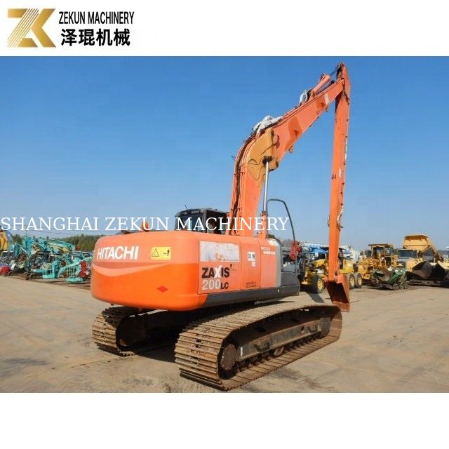 অরিজিনাল ZX200LC-3 লং আর্ম এক্সক্যাভার 20T ক্যাপাসিটি এবং লং রিচ বুম
