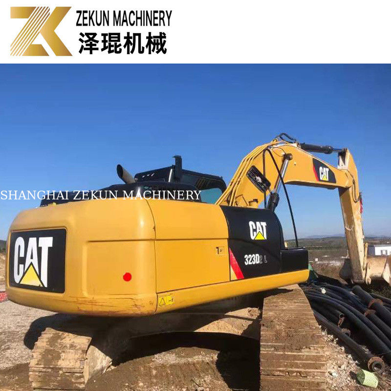 1.34m3 বালতি ধারণক্ষমতা ব্যবহৃত Cat 323d2 নির্মাণ খনন জন্য Excavator 323D2