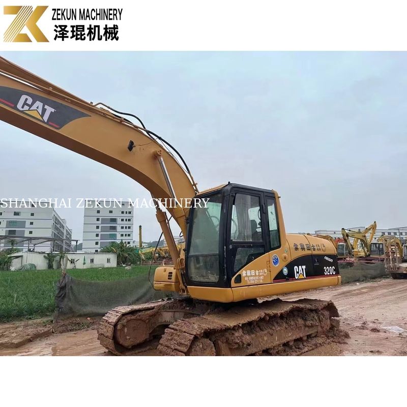 110 কেডব্লিউ ভারী সরঞ্জাম ব্যবহৃত CAT320 Excavator Caterpillar 320C ওয়ার্কিং ঘন্টা 4001-6000