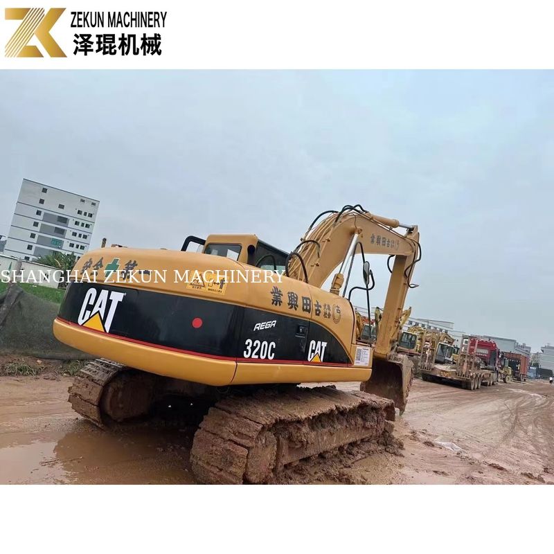 110 কেডব্লিউ ভারী সরঞ্জাম ব্যবহৃত CAT320 Excavator Caterpillar 320C ওয়ার্কিং ঘন্টা 4001-6000