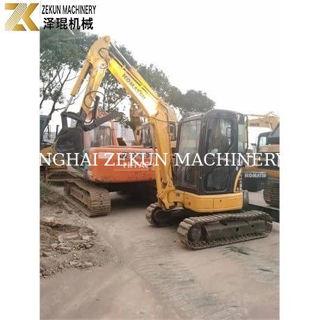 3.5 টন মিনি ইউজড KOMATSU PC35MR-5 হাইড্রোলিক ডিগার মেশিন সহ 2016 থেকে খননকারী