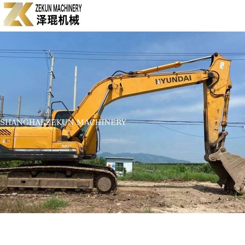 112KW 2018 হুন্ডাই R215 খননকারী 215-9 21.5 টন সেকেন্ড হ্যান্ড খননকারী