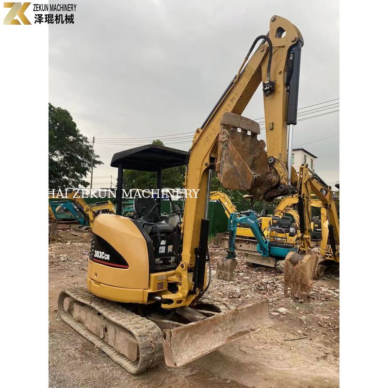 0.03M3 বালতি ধারণক্ষমতা CAT303 CCR 303E আপনার প্রয়োজনের জন্য ব্যবহৃত মিনি খননকারী