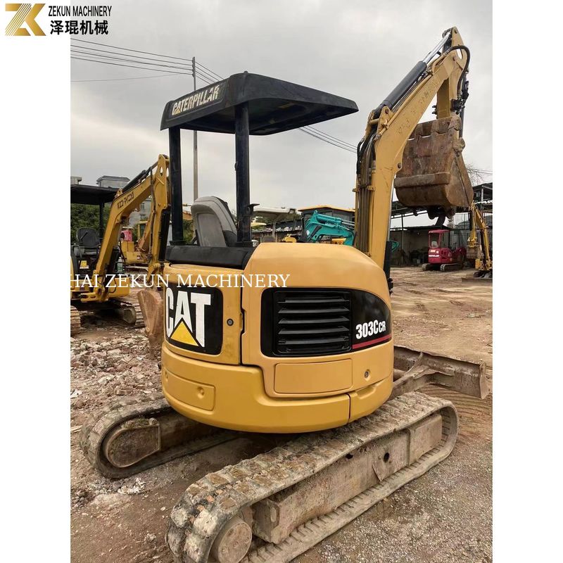 0.03M3 বালতি ধারণক্ষমতা CAT303 CCR 303E আপনার প্রয়োজনের জন্য ব্যবহৃত মিনি খননকারী