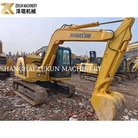 0.35m3 বালতি ব্যবহৃত Komatsu Excavator PC 70 8 7T ব্যবহৃত Komatsu মিনি Excavator