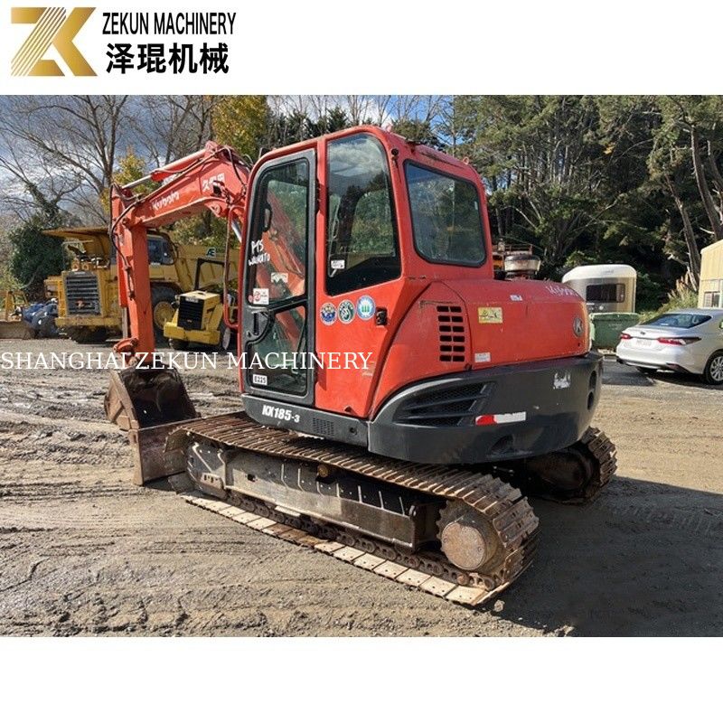 KX185 KX185-3 8 টন মিনি এক্সক্যাভেটর কুবোটা 185 ব্যবহৃত এক্সক্যাভেটর মেশিন