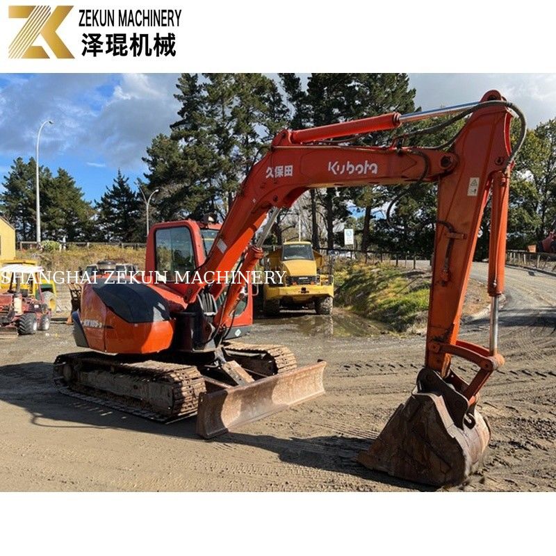 KX185 KX185-3 8 টন মিনি এক্সক্যাভেটর কুবোটা 185 ব্যবহৃত এক্সক্যাভেটর মেশিন