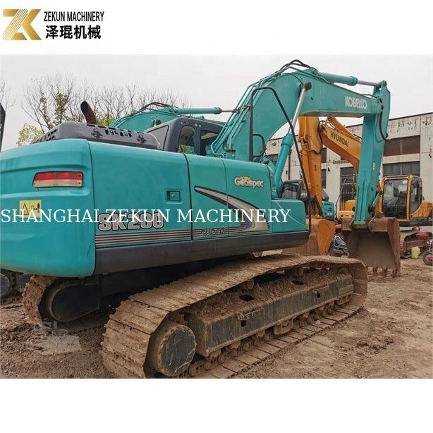 মূল নকশা ব্যবহৃত Kobelco SK 200 200-8 নীল সেকেন্ড হ্যান্ড খননকারী