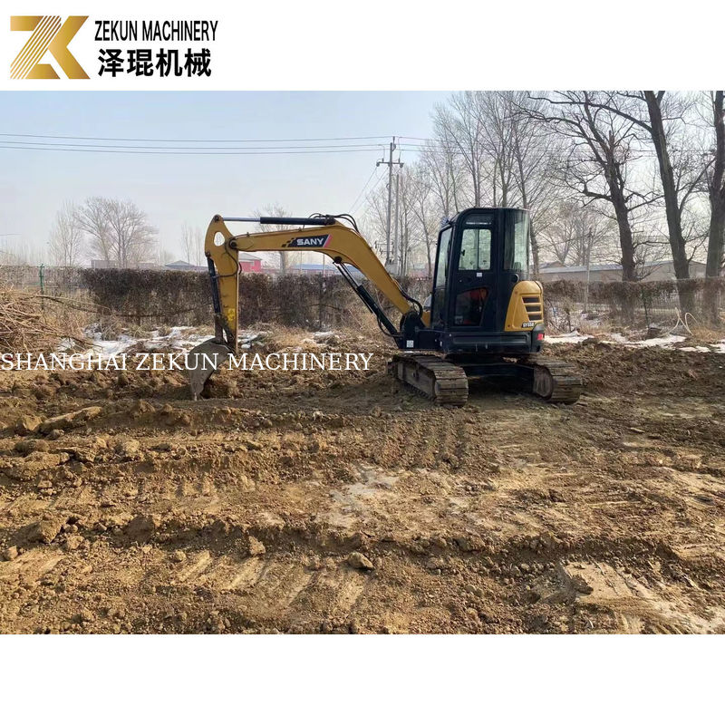 SANY SY55U 5.5T অন্যান্য হাইড্রোলিক পাম্প সহ ব্যবহৃত মিনি এক্সক্যাভেটর ভাল অবস্থায়