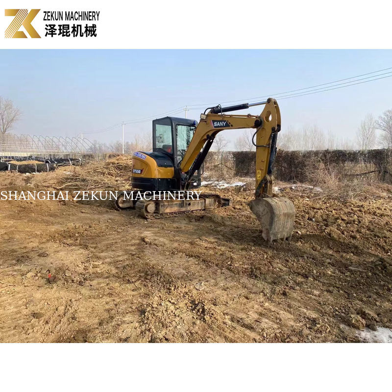 SANY SY55U 5.5T অন্যান্য হাইড্রোলিক পাম্প সহ ব্যবহৃত মিনি এক্সক্যাভেটর ভাল অবস্থায়