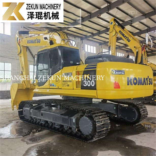 32 টন 1.8m3 ব্যবহৃত চাকা লোডার KOMATSU PC 300-7LC HD 6LE LC-8