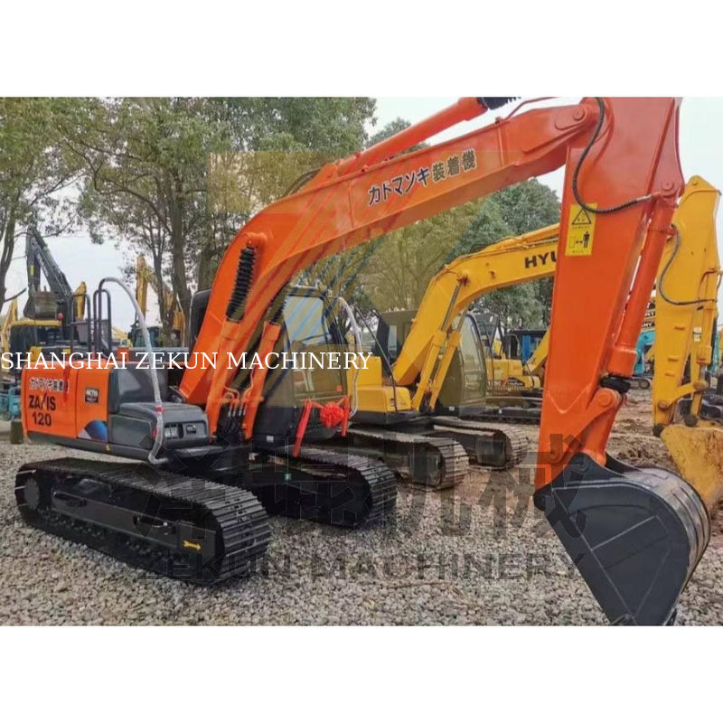 হাইড্রোলিক পাম্প এবং 0.81 মি 3 বালতি ধারণক্ষমতা সহ হিটাচি জেডএক্স 120 খননকারী চূড়ান্ত ড্রাইভ