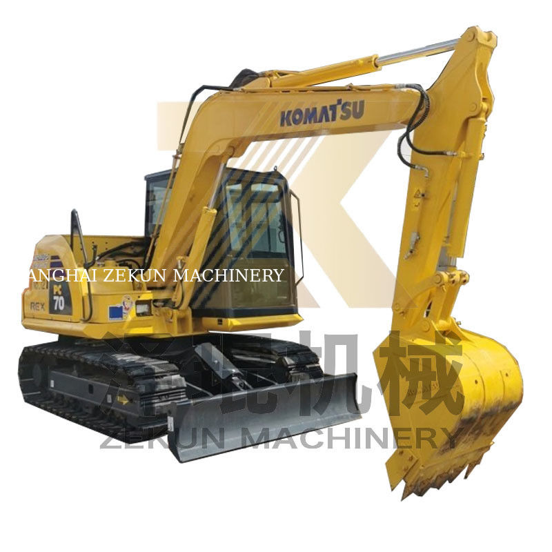 6.59TON অপারেটিং ওজন 2022 আপনার প্রয়োজনীয়তা জন্য ব্যবহৃত Komatsu PC70-8 Excavator