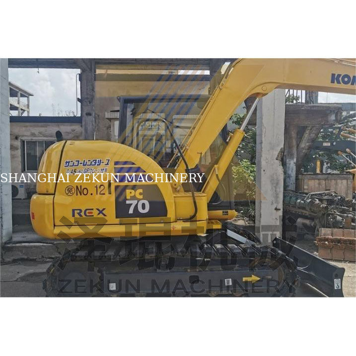 6.59TON অপারেটিং ওজন 2022 আপনার প্রয়োজনীয়তা জন্য ব্যবহৃত Komatsu PC70-8 Excavator
