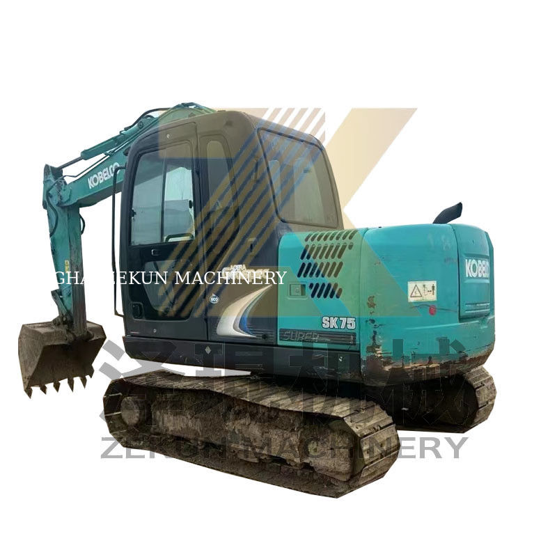 0.4m3 বালতি ধারণক্ষমতা 2017 ব্যবহৃত কোবেলকো 907 E307D Sk75 Sk75-11 সাংহাইতে খননকারী
