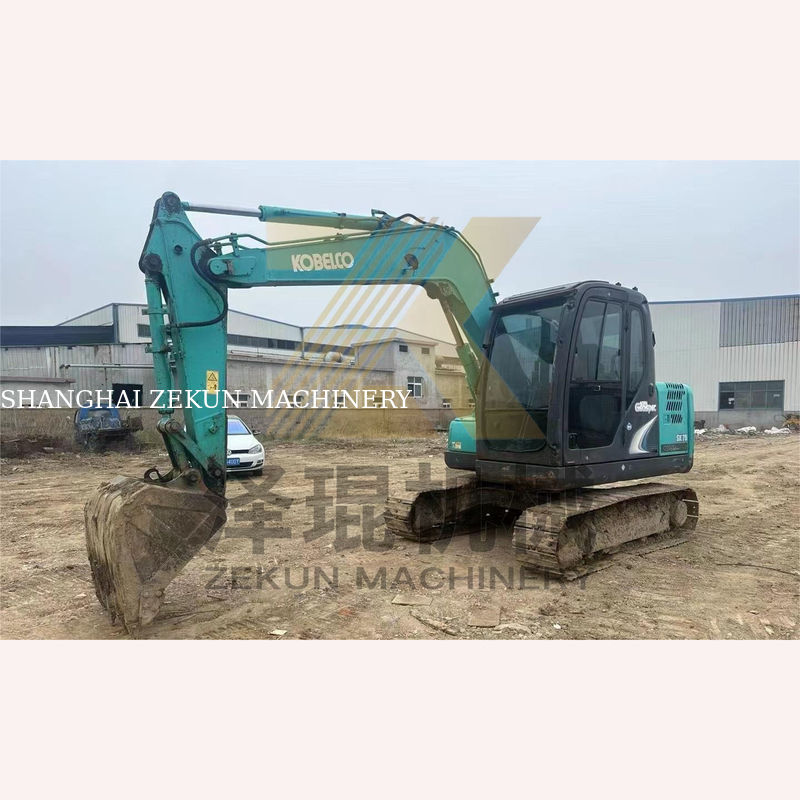 0.4m3 বালতি ধারণক্ষমতা 2017 ব্যবহৃত কোবেলকো 907 E307D Sk75 Sk75-11 সাংহাইতে খননকারী