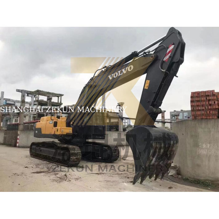 ব্যবহৃত ভলভো EC480 Excavator সঙ্গে 3.3 m3 বালতি ক্ষমতা এবং অন্যান্য জলবাহী ভালভ