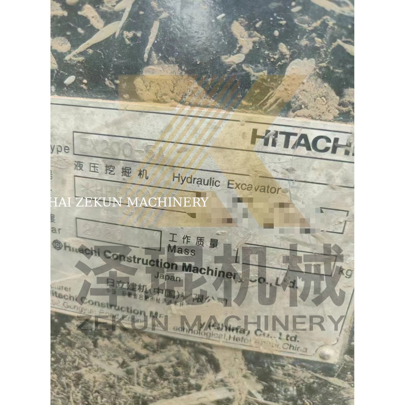 4475 কাজের ঘন্টা ব্যবহৃত হিটাচি ZX200 ZX200-3 ZX200-6 ক্রলার এক্সক্যাভারেটর নির্মাণের জন্য