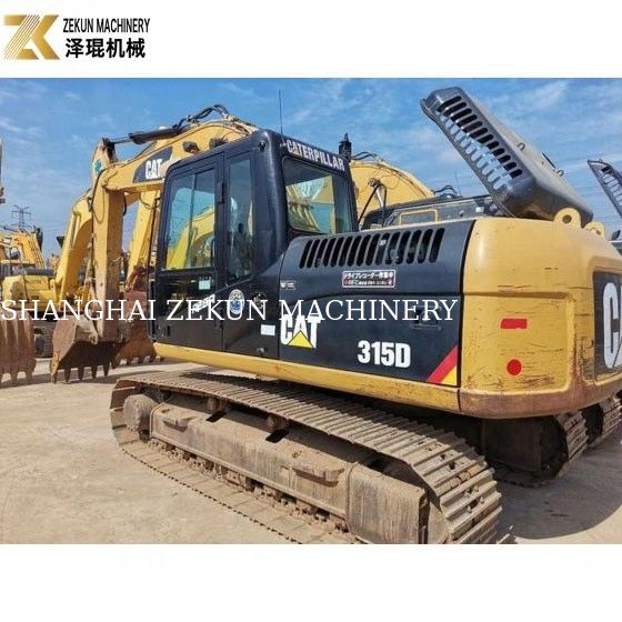 CAT হাইড্রোলিক ভালভ এবং হাইড্রোলিক পাম্প সহ Caterpillar 315D 15 টন ব্যবহৃত খননকারী
