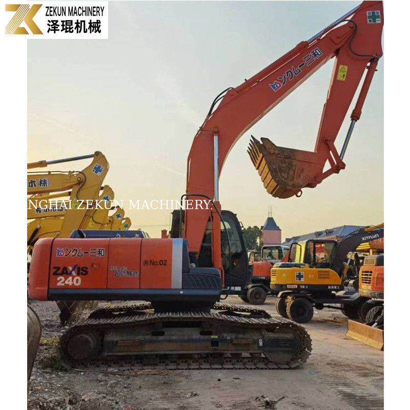 ব্যবহৃত হিটাচি ZX240 Excavator 24 টন জাপান মূল 2011 বছর 2001-4000 কাজের সময়