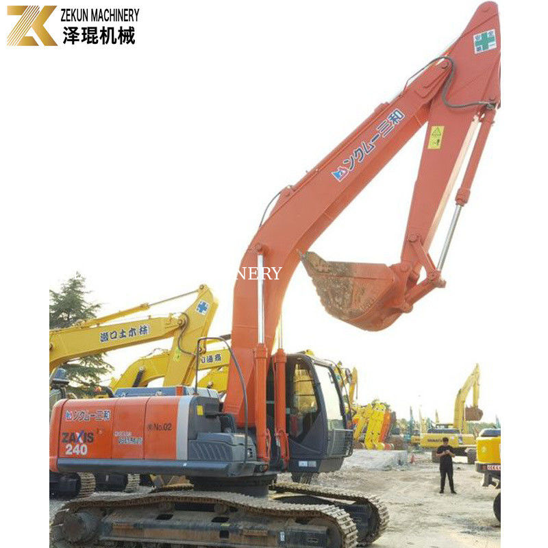 ব্যবহৃত হিটাচি ZX240 Excavator 24 টন জাপান মূল 2011 বছর 2001-4000 কাজের সময়
