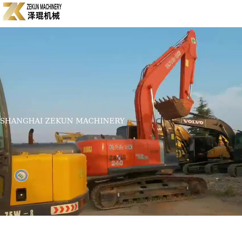 ব্যবহৃত হিটাচি ZX240 Excavator 24 টন জাপান মূল 2011 বছর 2001-4000 কাজের সময়