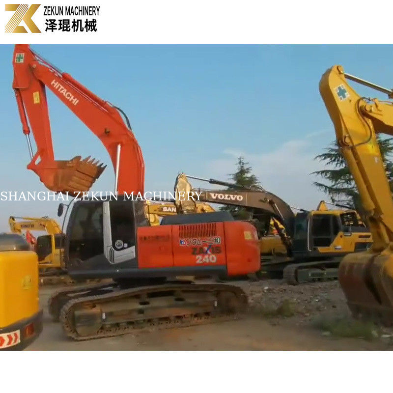 ব্যবহৃত হিটাচি ZX240 Excavator 24 টন জাপান মূল 2011 বছর 2001-4000 কাজের সময়