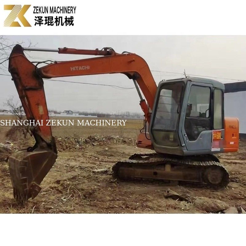ম্যানুয়াল খননকারী হিটাচি ZX60 ক্রলার খননকারী 0.22m3 বালতি ধারণক্ষমতা 2013 বছর