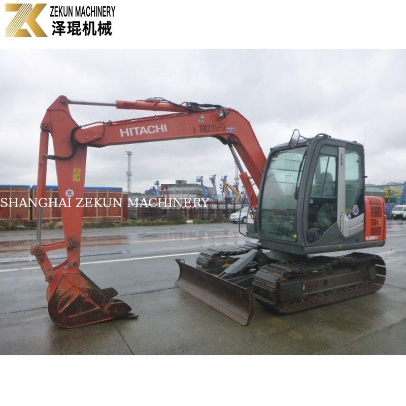 ছোট বালতি ব্যবহৃত 7 টন হিটাচি ZX 70 থাম্ব সহ খননকারী ZX70-3 0-2000 কার্যদিবস