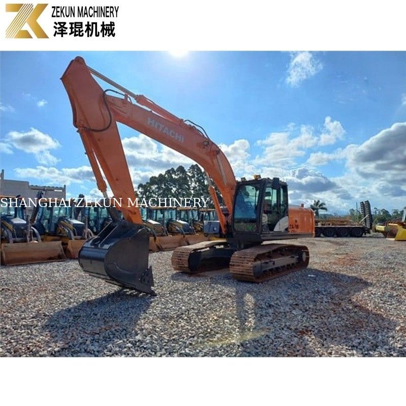 ব্যবহৃত হিটাচি ZX210 Excavator ZX210LC ZX210LC-3 মূল জাপানি ইঞ্জিন সঙ্গে গরম