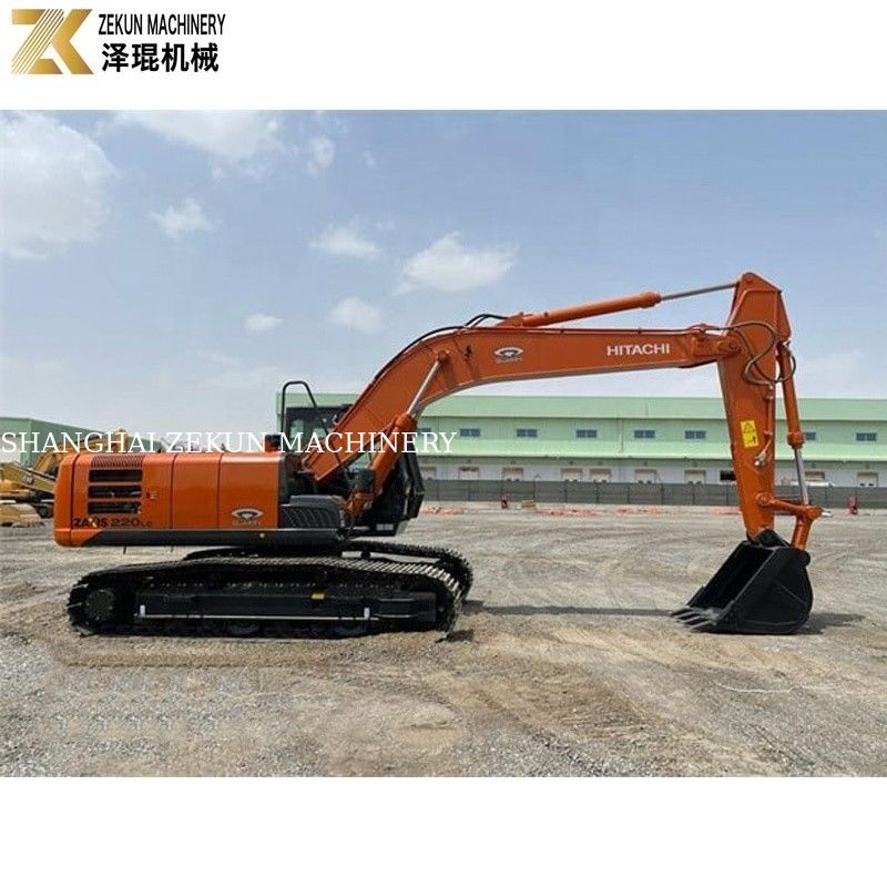 মাঝারি আকারের ZX220LC Excavator With For Construction Digging 22 Ton Used হিটাচি 220