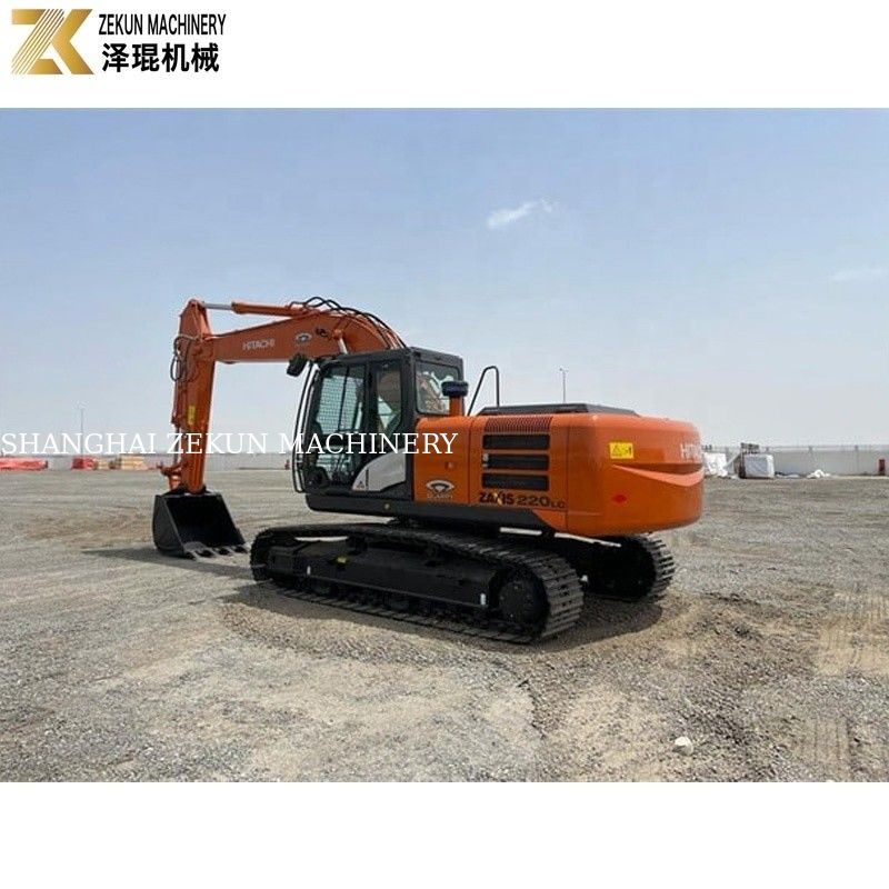 মাঝারি আকারের ZX220LC Excavator With For Construction Digging 22 Ton Used হিটাচি 220