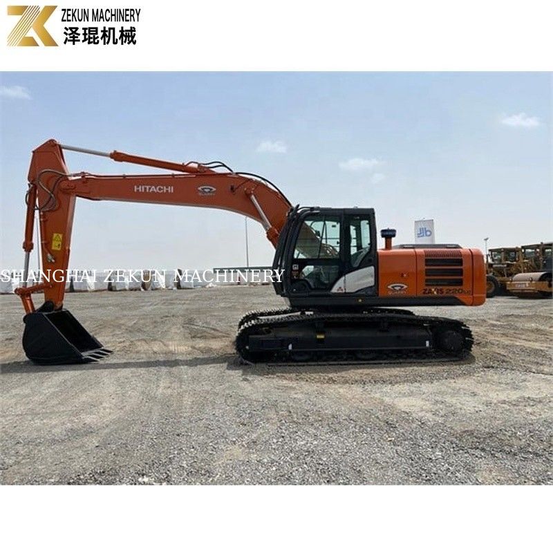 মাঝারি আকারের ZX220LC Excavator With For Construction Digging 22 Ton Used হিটাচি 220