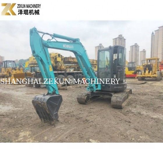 ব্যবহৃত Kobelco SK55 Excavator মূল ইঞ্জিন কম কাজের সময় 1000-3000