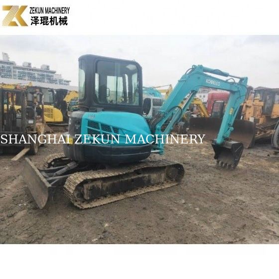 ব্যবহৃত Kobelco SK55 Excavator মূল ইঞ্জিন কম কাজের সময় 1000-3000