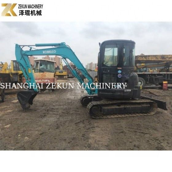 ব্যবহৃত Kobelco SK55 Excavator মূল ইঞ্জিন কম কাজের সময় 1000-3000