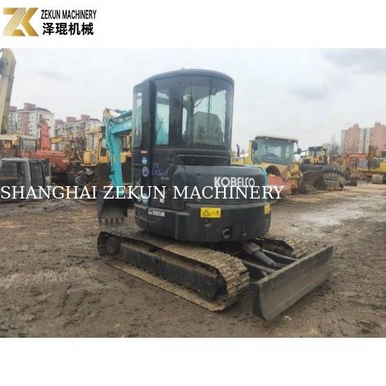 ব্যবহৃত Kobelco SK55 Excavator মূল ইঞ্জিন কম কাজের সময় 1000-3000