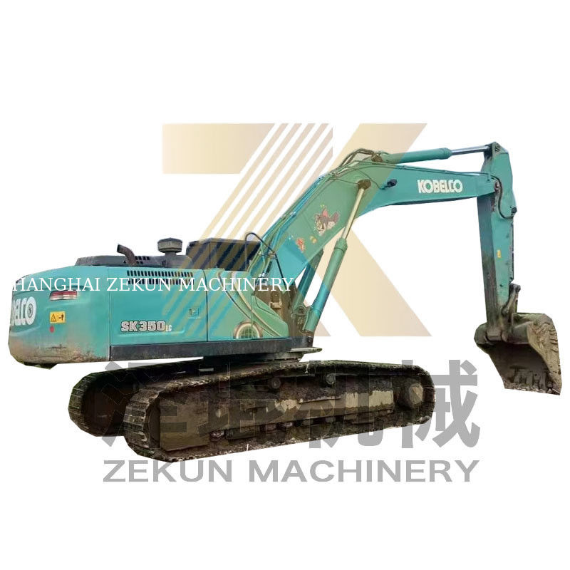 35 টন ব্যবহৃত কোবেলকো SK350 SK350-8 SK350-10 হাইড্রোলিক এক্সক্যাভারেটর ভাল পারফরম্যান্স সহ